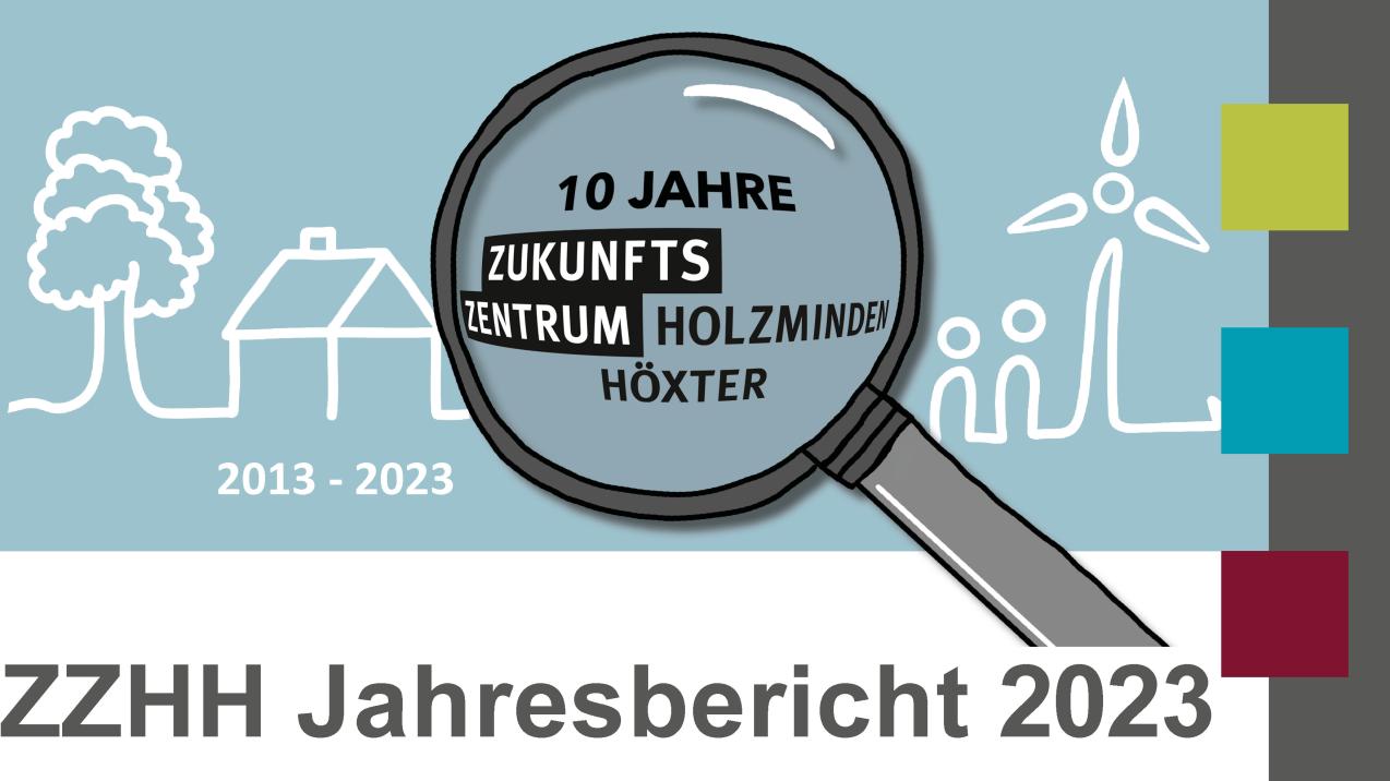 Das Bild Zeigt das Titelblatt des ZZHH Jahresberichtes 2023